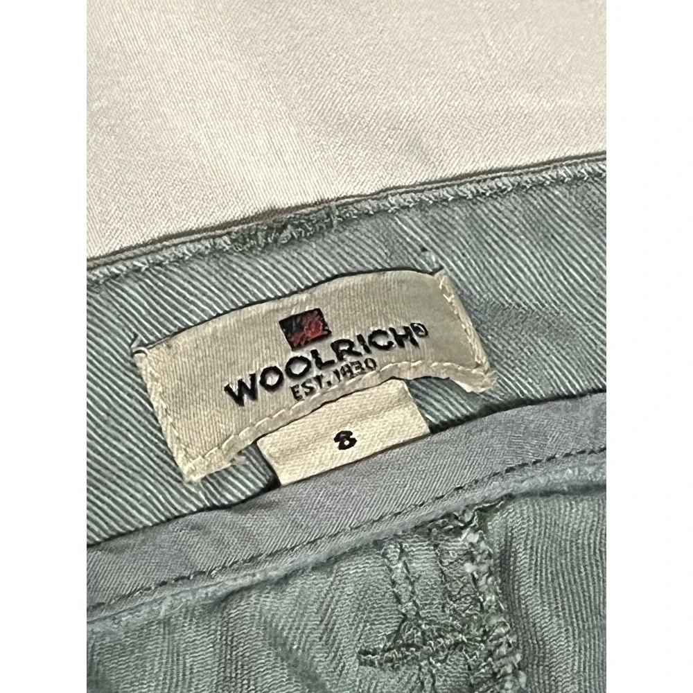 Woolrich‎ Women's Jeans Size 8 Green Stretch Straight Leg